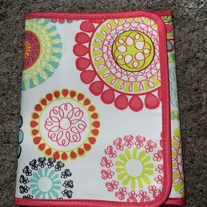 Thirty One Fold It Up Organizer IPad Or Tablet Holder Citrus‎ Medallion Pattern